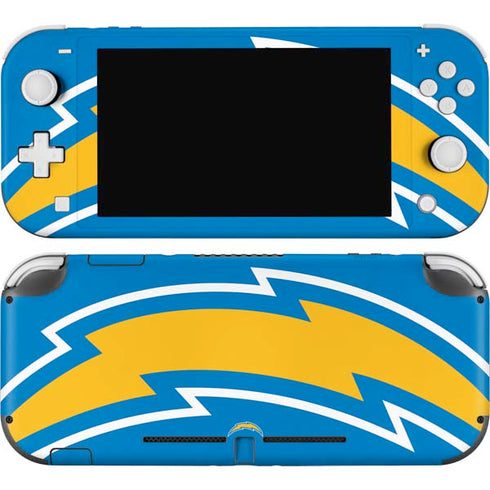 NFL Los Angeles Chargers Large Logo Nintendo Switch Lite Skin